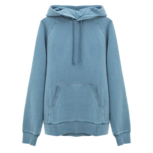 Carhartt WIP Hooded Taos Sweat Vancouver Blue Garment Dyed I032923.1Y1.XX.03 Degli Uberti